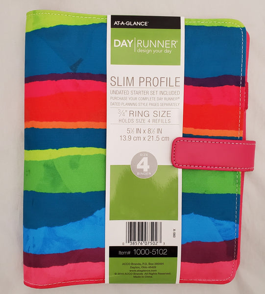 At-A-Glance Day Runner Slim Profile Planner Cover Sz 4 5.5" x 8.5" (07502)