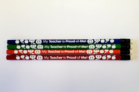 Moon My Teacher is Proud of Me! #2 Pencils, Pack of 12
