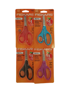 Fiskar's School Scissors 5", Blunt Tip (Assorted Colors)