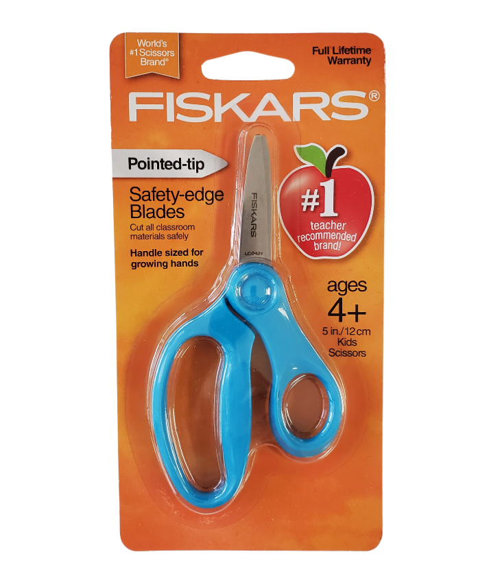 Fiskars 5 Pointed Tip Scissors - Turquoise