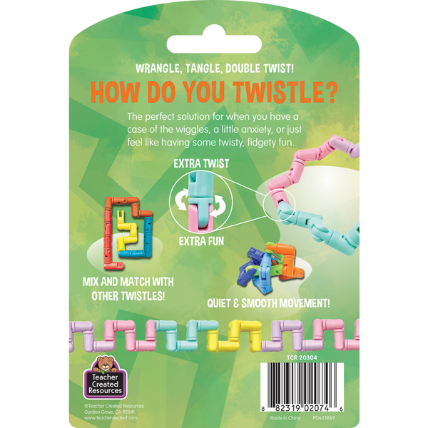 Teacher Created Twistle Double Twist Cotton Candy (TCR 20304)
