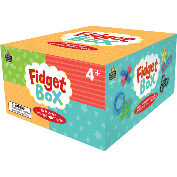 Teacher Created Fidget Box, Pack of 18 Fidget Tools ( TCR 20361)