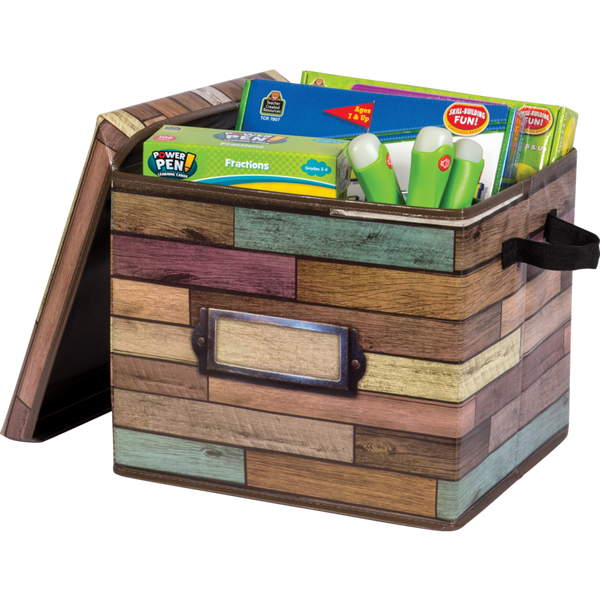 Teacher Created Reclaimed Wood Storage Box (TCR 20915)