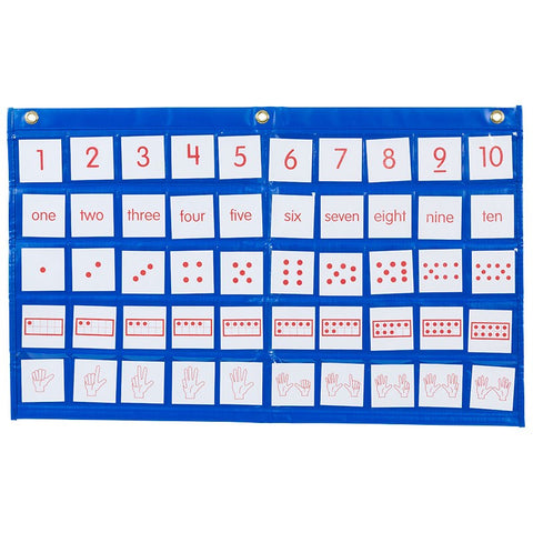Didax Number Path Pocket Chart with Cards (211773)