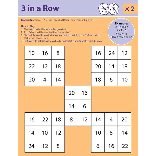 Didax Dice Games for Multiplication Mastery (DD 211885)