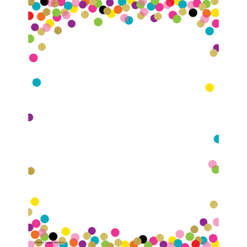 Teacher Created Resources Confetti Computer Paper (TCR 2735)