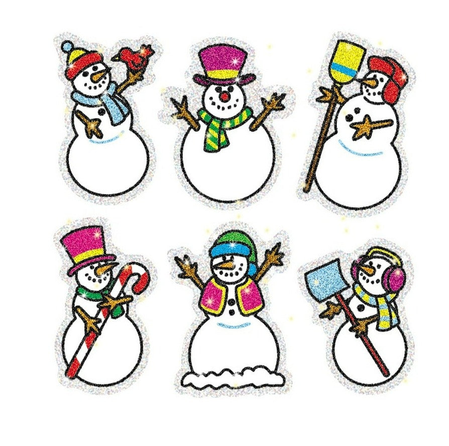 Carson Dellosa  Snowmen Dazzle™ Stickers, Pack of 90 (CD 2926)