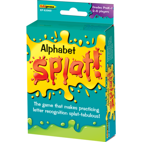 Edupress Alphabet Splat Game, 3½" x 2¼" 225 Cards (TCR62060)