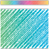 Teacher Created Colorful Scribble Straight Border Trim (TCR3418)