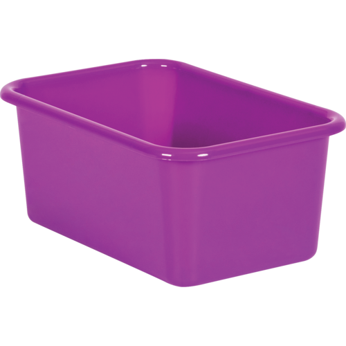 Teacher Created Resources TCR20383 Plastic Storage Bin Purple - Small