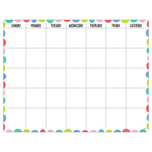 Creative Teaching Press Rainbow Doodles Calendar Chart 22" x 17" (CTP10443)