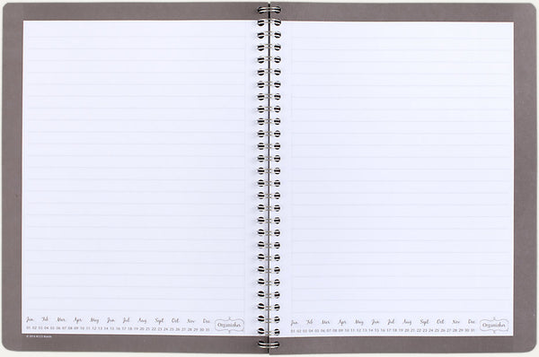 Mead Organizher Monthly + Notes Undated Planner Organizer, 7.25" x 9.5" (31415)