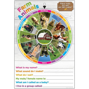 Ashley Smart Poly Smart Wheel Farm Animals (ASH91605)