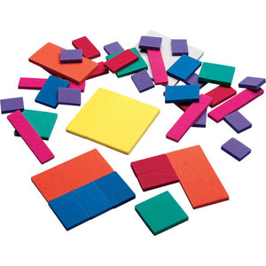 Didax Foam Fraction Squares, Set of 51 pcs (2-484)