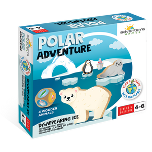 Adventerra Polar Adventure Disappearing Ice Board Game Ages 4+