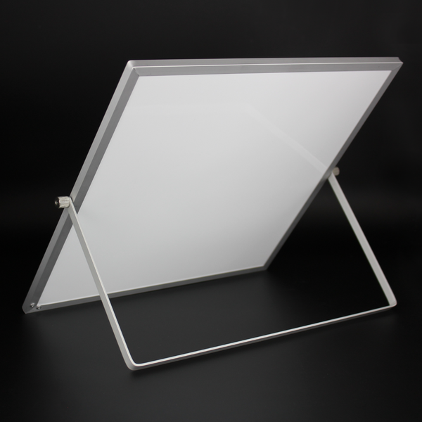 FlipSide Flip 2-Sided Easel Magnetic Swivel Dry Erase Board, 12" x 12" (50005)
