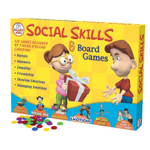 Didax Social Skills Board Games, Targets 6 Important Issues (DD 500063)