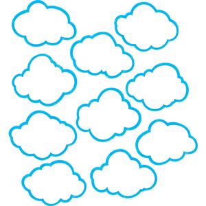 Teacher Created Resources Cloud Accents (TCR 5045)