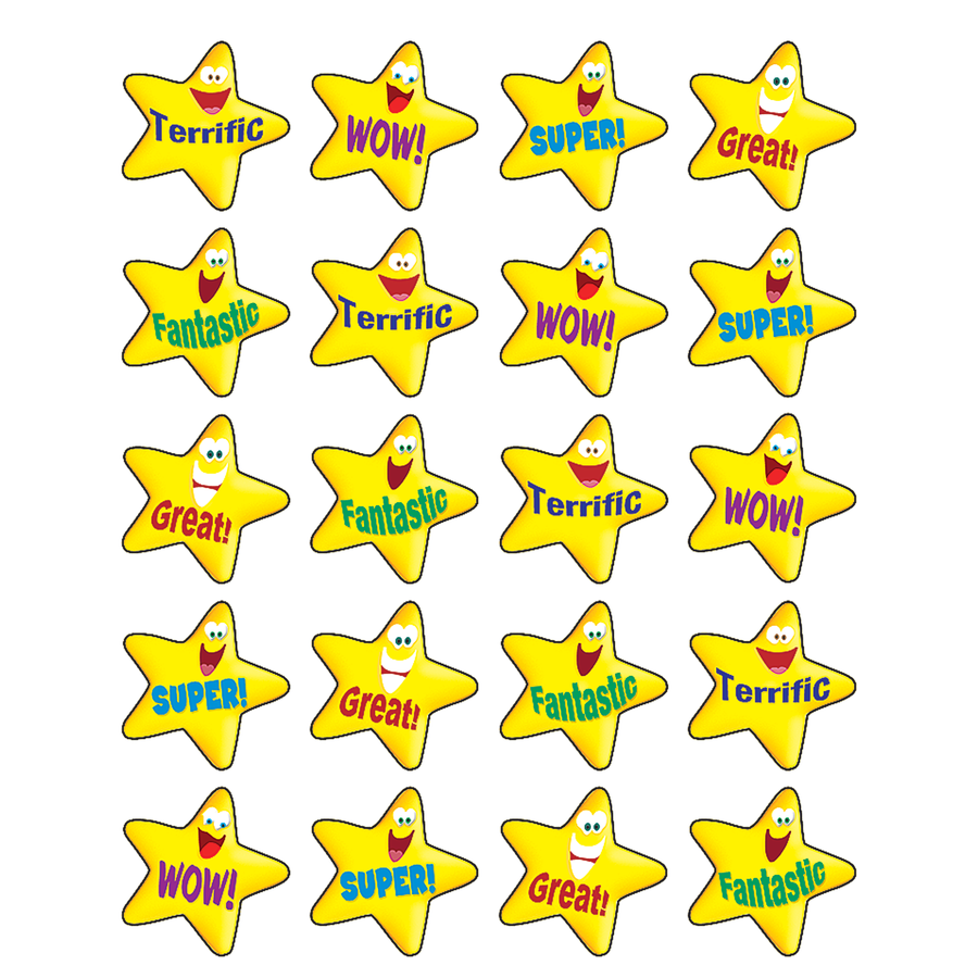 Teacher Created Encouraging Stars Stickers, Pack of 120 (5126)