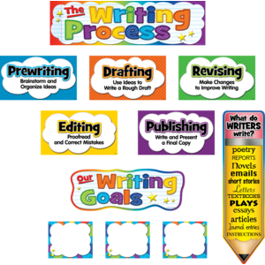Teacher Created The Writing Process Mini Bulletin Board (TCR 5183)
