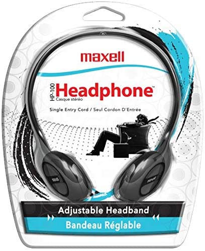 Maxell Wired Adjustable Headphones (HP-100)