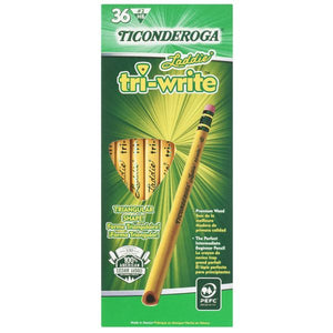 Ticonderoga My First Tri-Write Pencils, Pack of 36  (13082-36)