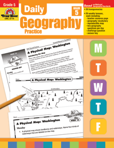 Evan-Moor Daily Geography Practice Workbook, Teachers Edition, Grade 5 (EMC 3714)