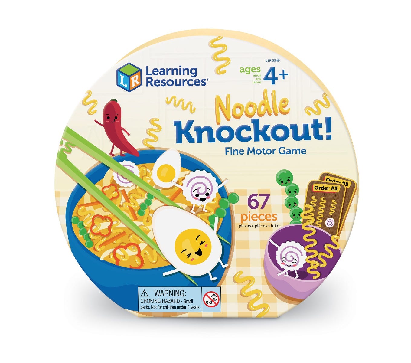 Learning Resources Noodle Knockout Fine Motor Game (LER 5549)