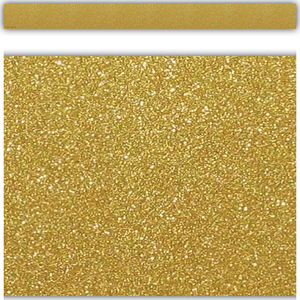Teacher Created Resources Gold Shimmer Straight Border Trim (TCR5627)
