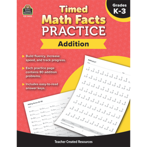 Teacher Created Time Math Facts Practice: Addition (TCR8400)
