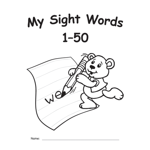 Teacher Created Resources My Own Books: Sight Words 1-50 (TCR60002)