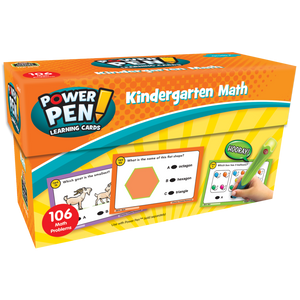 Teacher Created Power Pen Learning Cards KINDERGARTEN MATH (6010)