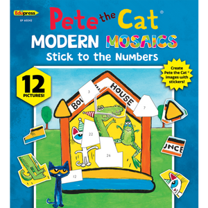 Teacher Created Pete the Cat Modern Mosaics Stick to the Numbers (TCR 60242)
