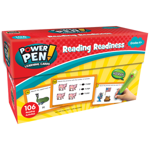 Teacher Created Power Pen Learning Book READING READINESS Grades K+ (TCR 6100)