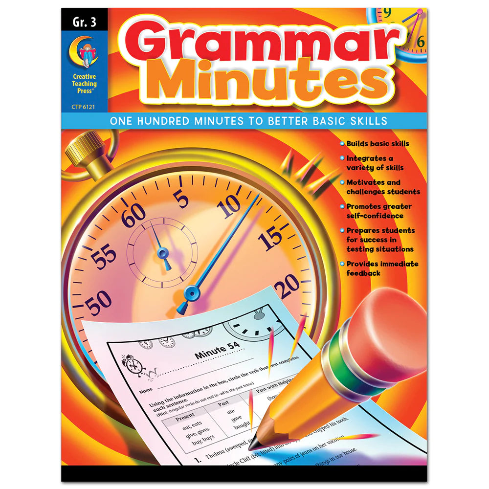Creative Teaching Grammar Minutes, Grade 3 (CTP 6121)