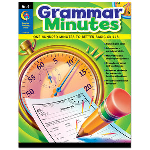Creative Teaching Grammar Minutes, Grade 6 (CTP 6124)