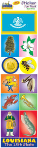 The Louisiana Sticker Fun Pack, 36 Stickers