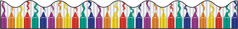 Pacon Decorative Bordette Border, Crayons, 2 1/4" x 25' (P0037690)