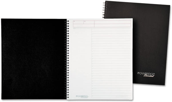 Set of 2 Cambridge Limited Action Planner Business Notebook, 11” x 8 1/4”, 80 Sheets, Black (0634201)