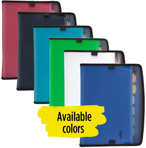 Five Star 7 Pocket Customizable Expanding File & Zipper Closure (35170)
