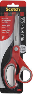 Scotch Multi-Purpose 8" Stainless Steel Scissors (20833)