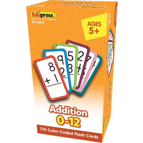 Edupress Addition Flash Cards - All Facts 0-12, 170 Cards (EP 62027)