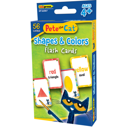 Teacher Created Resources Pete the Cat Shapes & Colors Flash Cards (TCR 62067)