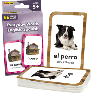 Teacher Created Everyday Words English/Spanish Flash Cards, 3⅛" x 5⅛" (EP 62073)