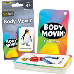 Teacher Created Body Movin’ Flash Cards, 3⅛" x 5⅛" (EP 62077)