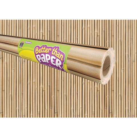 Teacher Created Bamboo Better Than Paper Bulletin Board Roll, 4’ x 12’ (TCR 77496)