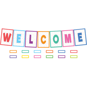 Teacher Created Colorful Welcome Bulletin Board (TCR 6592)
