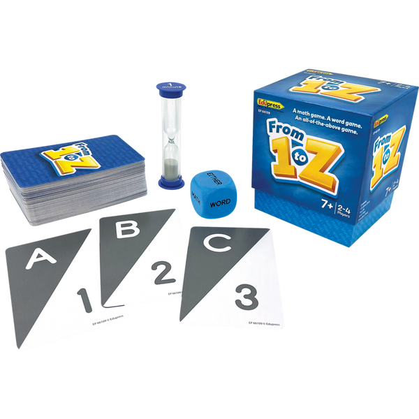 Teacher Created From 1 to Z Card Game (TCR 66109)