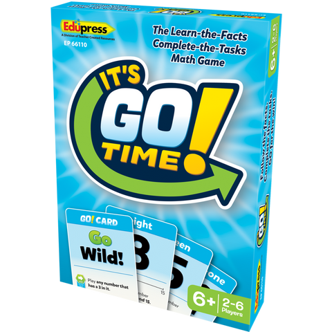 Edupress It's GO Time Math Card Game (EP 66110)
