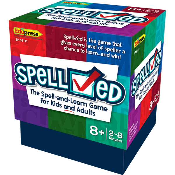 Edupress Spell✔ed, The Spell-and-Learn Game for Kids & Adults (EP 66111)